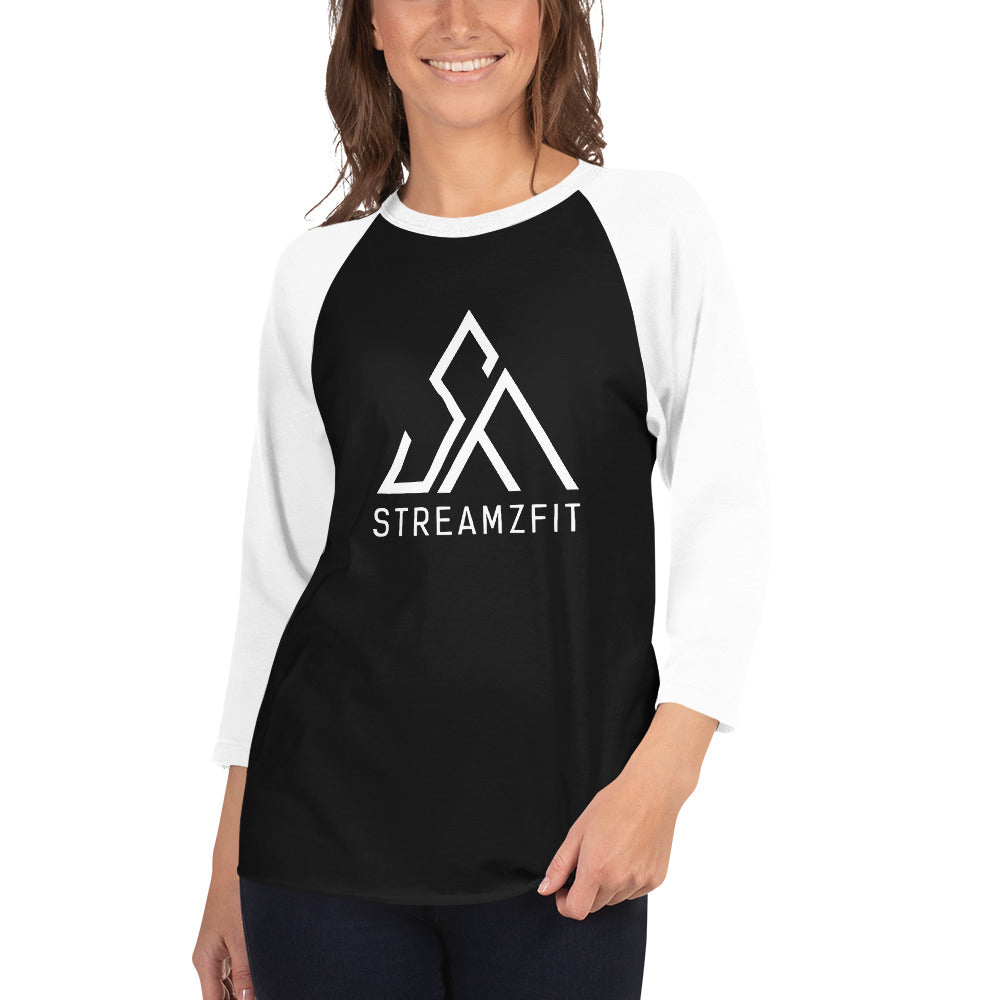 StreamzFit 3/4 sleeve raglan shirt