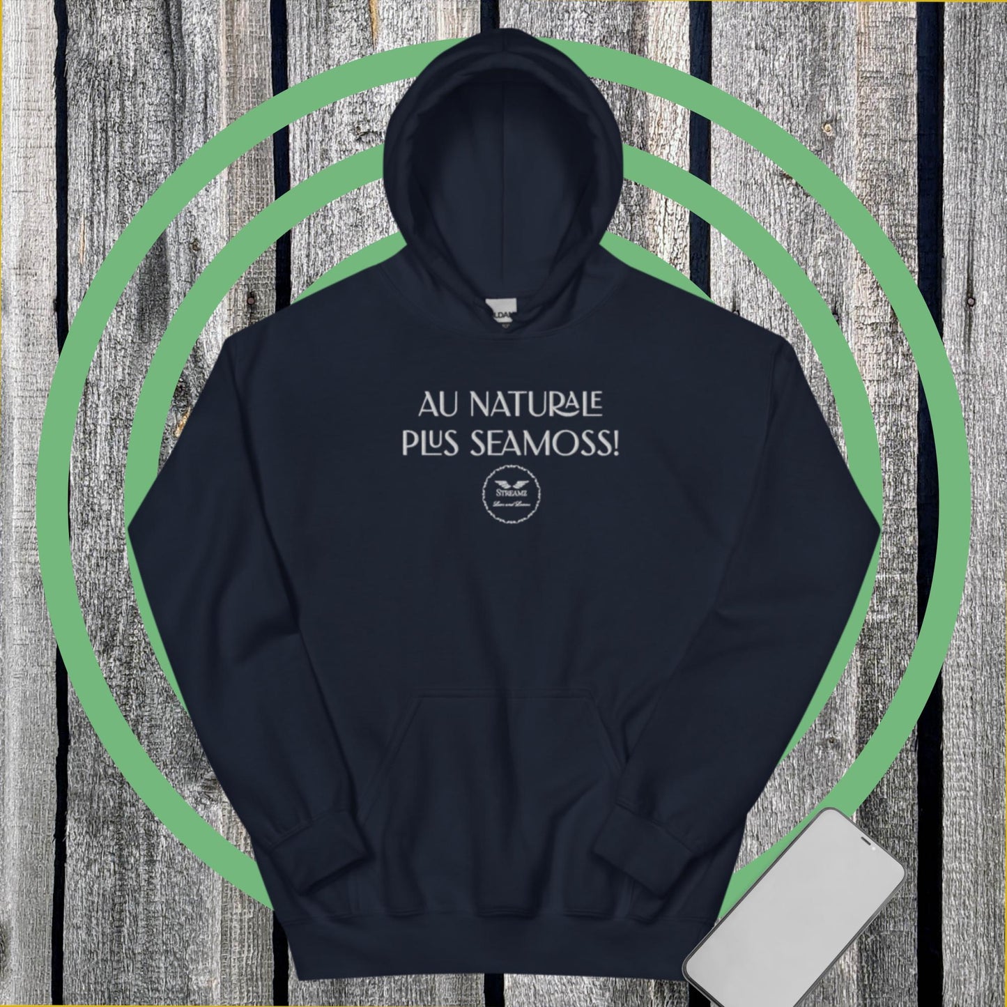 Streamz Au Naturale Unisex Hoodie