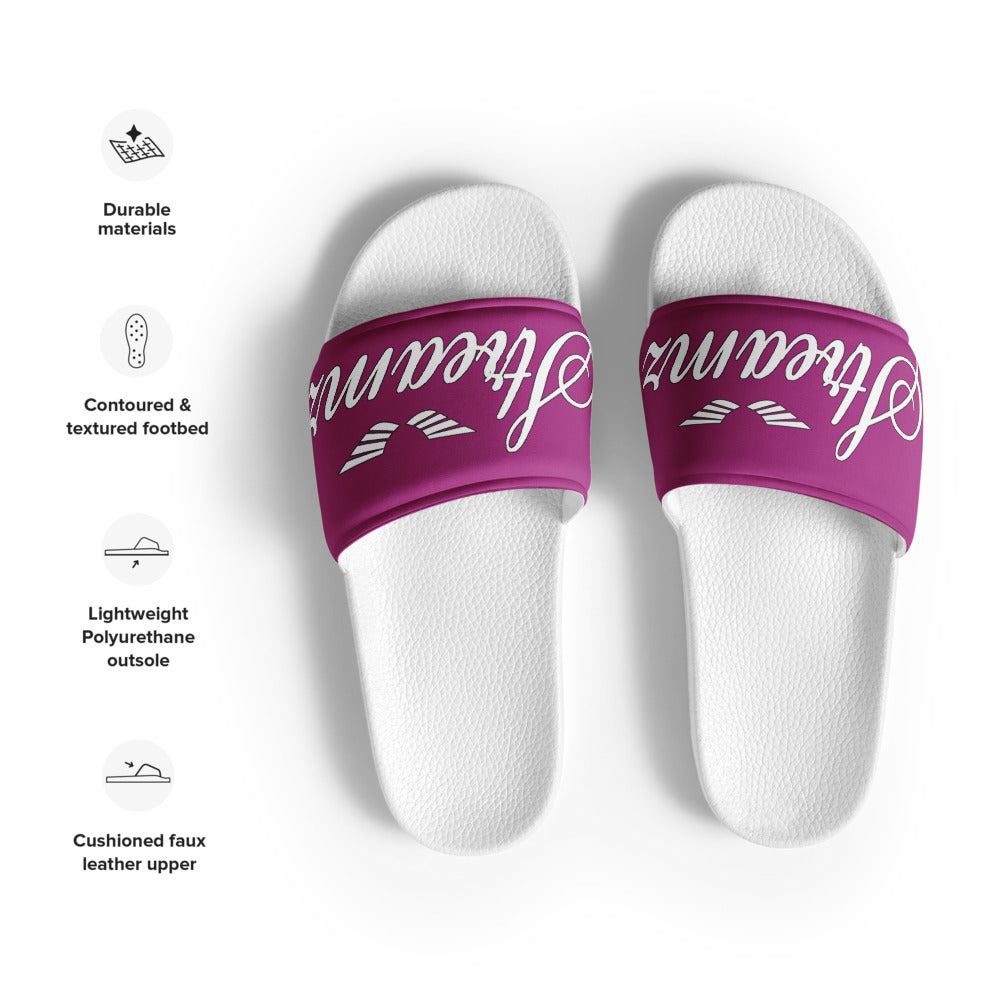 Streamz Purple Luxe Women's slides